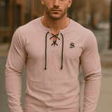 Gak 2 - Long V - Neck Shirt for Men - Sarman Fashion - Wholesale Clothing Fashion Brand for Men from Canada