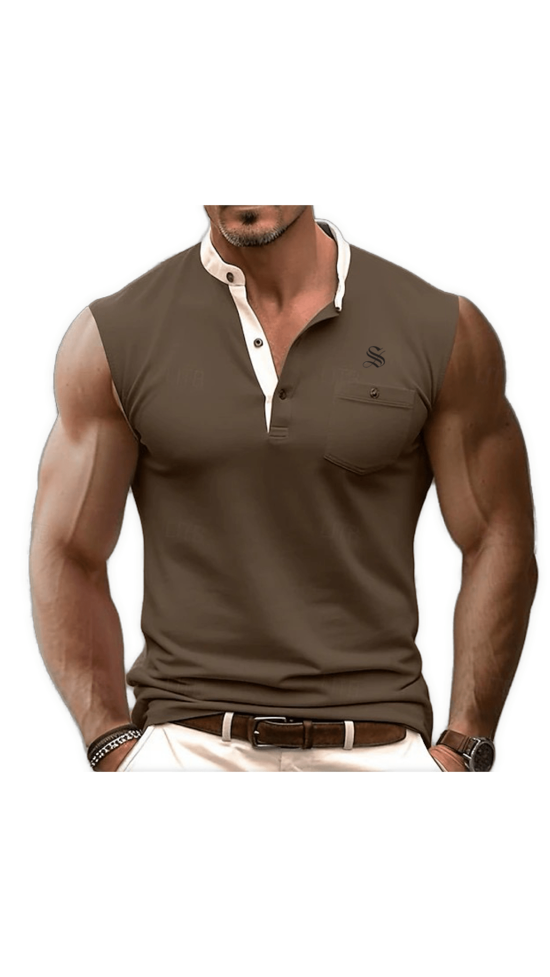 Gato 3 - Tank Top for Men - Sarman Fashion - Wholesale Clothing Fashion Brand for Men from Canada