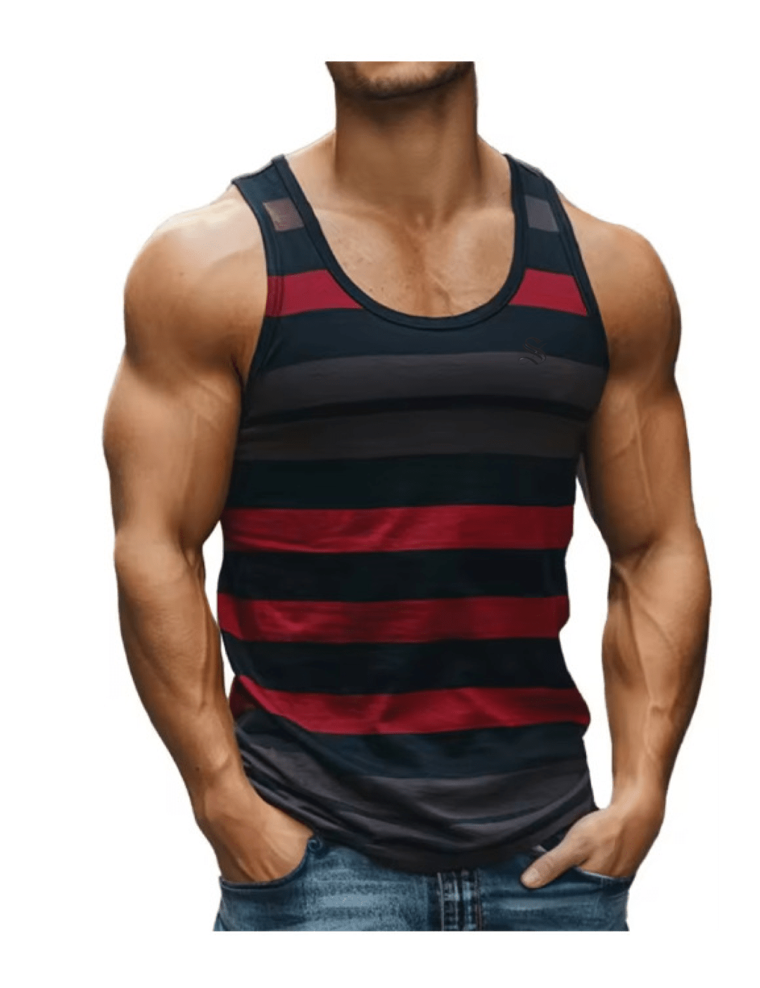 Gato 77 - Tank Top for Men - Sarman Fashion - Wholesale Clothing Fashion Brand for Men from Canada