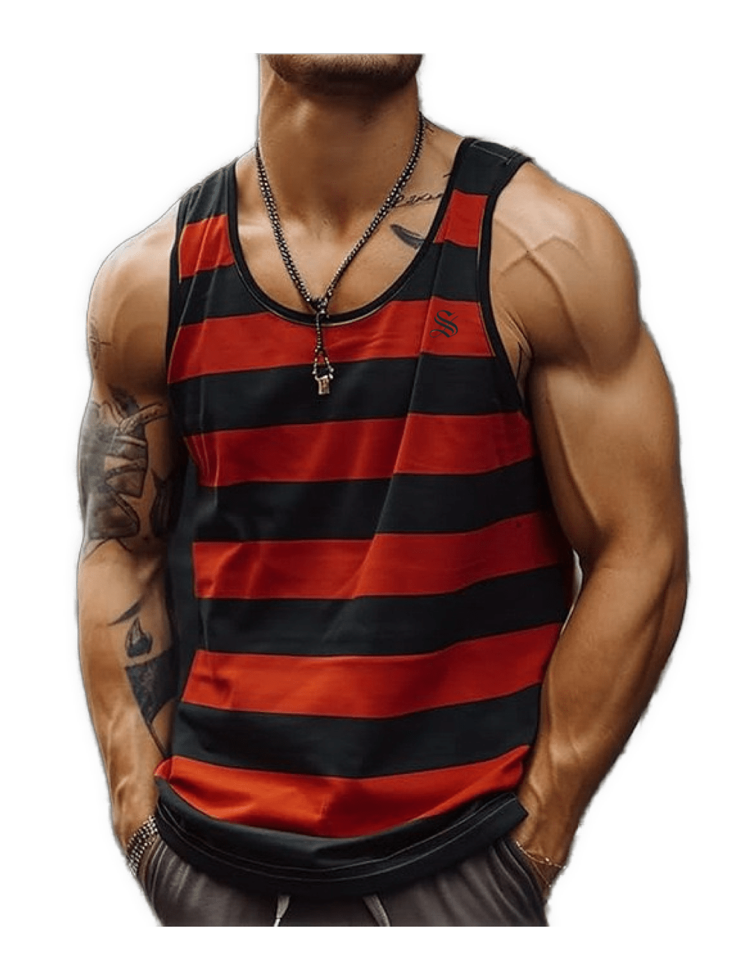Gato 79 - Tank Top for Men - Sarman Fashion - Wholesale Clothing Fashion Brand for Men from Canada
