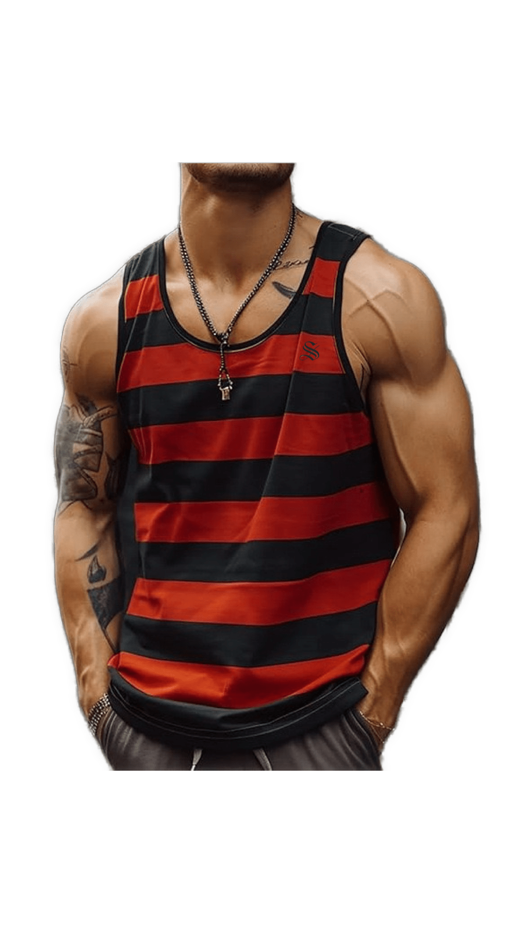 Gato 79 - Tank Top for Men - Sarman Fashion - Wholesale Clothing Fashion Brand for Men from Canada
