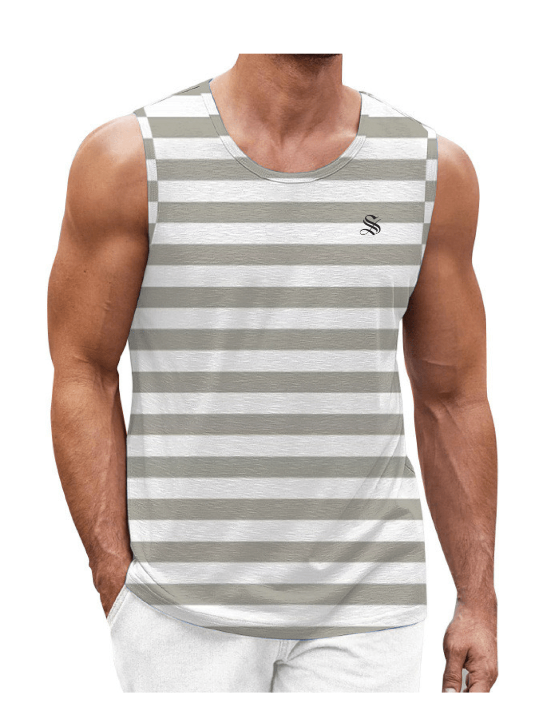 Gato 80 - Tank Top for Men - Sarman Fashion - Wholesale Clothing Fashion Brand for Men from Canada