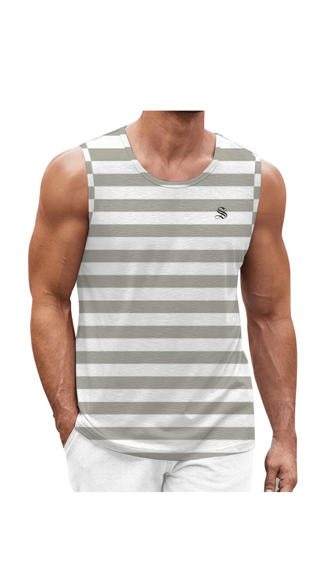 Gato 80 - Tank Top for Men - Sarman Fashion - Wholesale Clothing Fashion Brand for Men from Canada