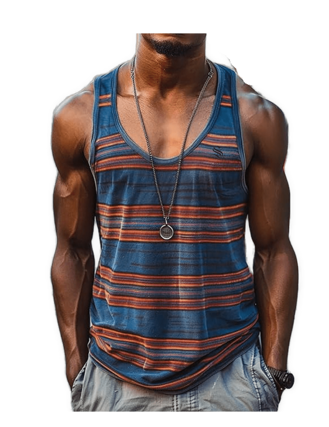 Gato 82 - Tank Top for Men - Sarman Fashion - Wholesale Clothing Fashion Brand for Men from Canada