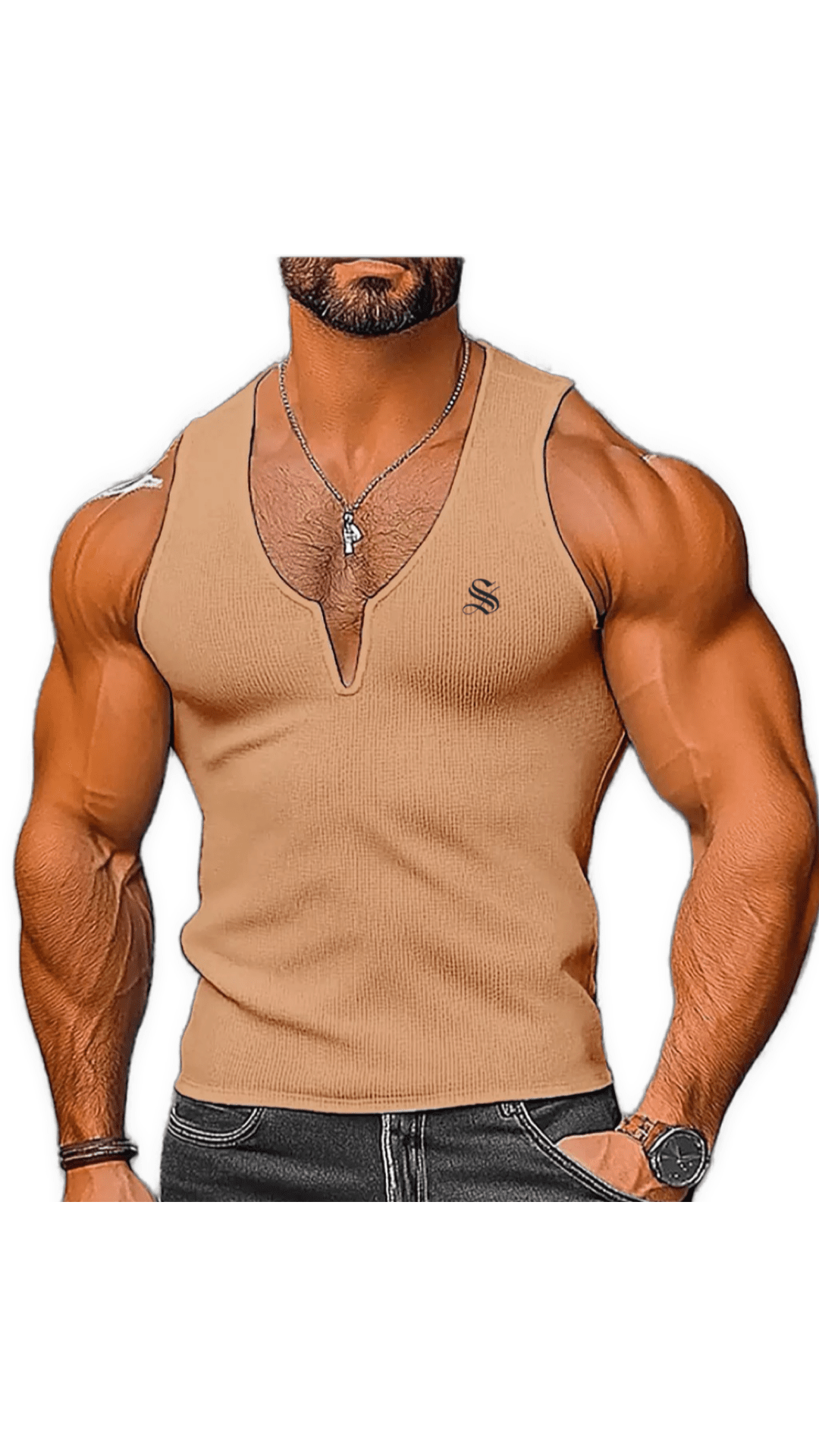Gato T2 - Tank Top for Men - Sarman Fashion - Wholesale Clothing Fashion Brand for Men from Canada