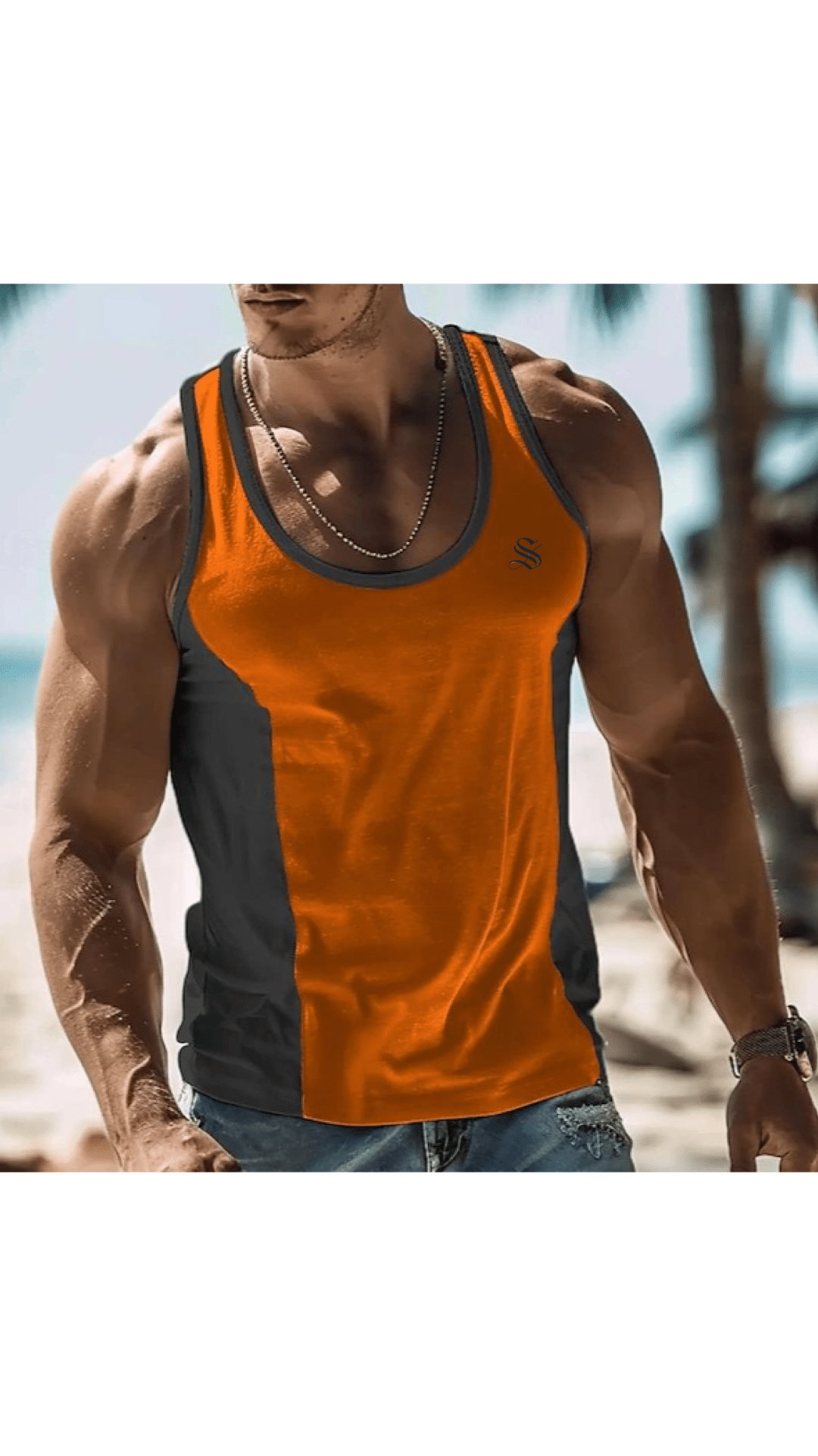 Gato - Tank Top for Men - Sarman Fashion - Wholesale Clothing Fashion Brand for Men from Canada