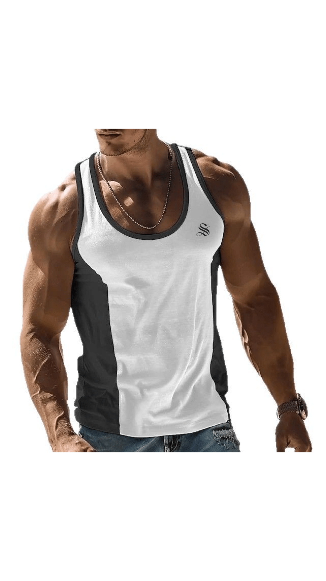 Gato - Tank Top for Men - Sarman Fashion - Wholesale Clothing Fashion Brand for Men from Canada