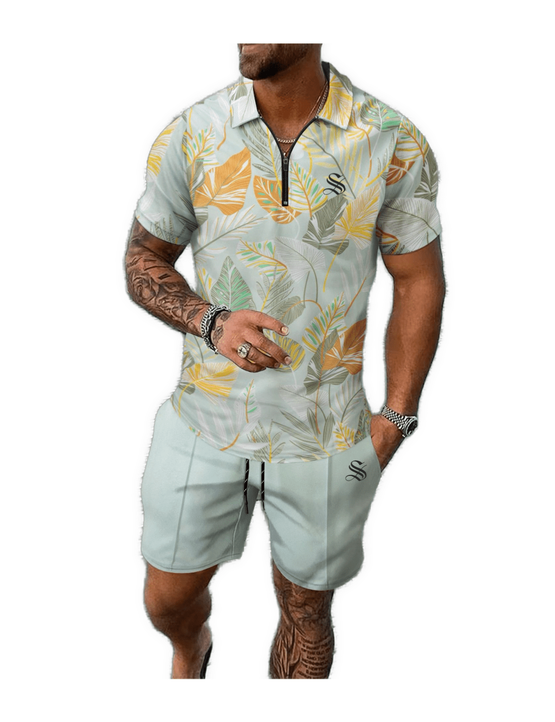 GFT 13 - Top & Shorts for Men - Sarman Fashion - Wholesale Clothing Fashion Brand for Men from Canada