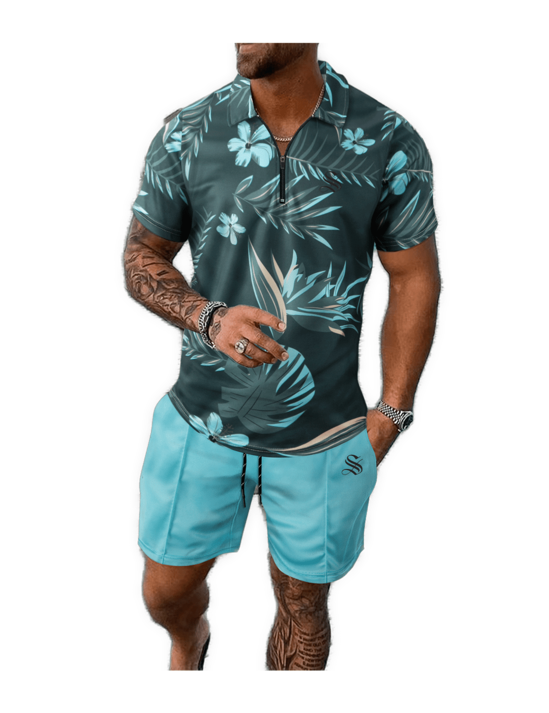 GFT 14 - Top & Shorts for Men - Sarman Fashion - Wholesale Clothing Fashion Brand for Men from Canada