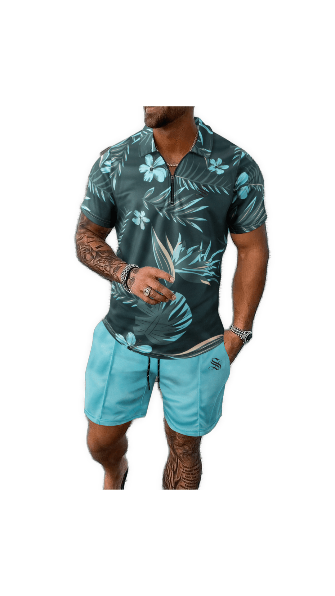 GFT 14 - Top & Shorts for Men - Sarman Fashion - Wholesale Clothing Fashion Brand for Men from Canada