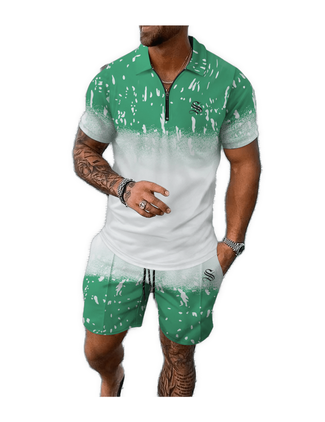 GFT 15 - Top & Shorts for Men - Sarman Fashion - Wholesale Clothing Fashion Brand for Men from Canada