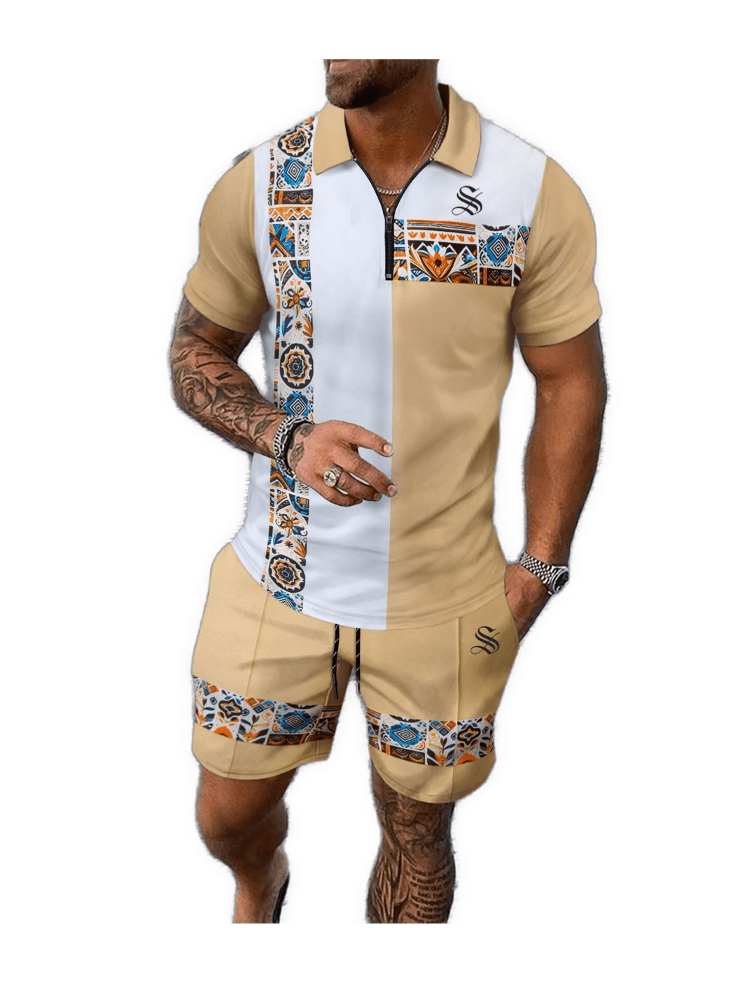 GFT 16 - Top & Shorts for Men - Sarman Fashion - Wholesale Clothing Fashion Brand for Men from Canada