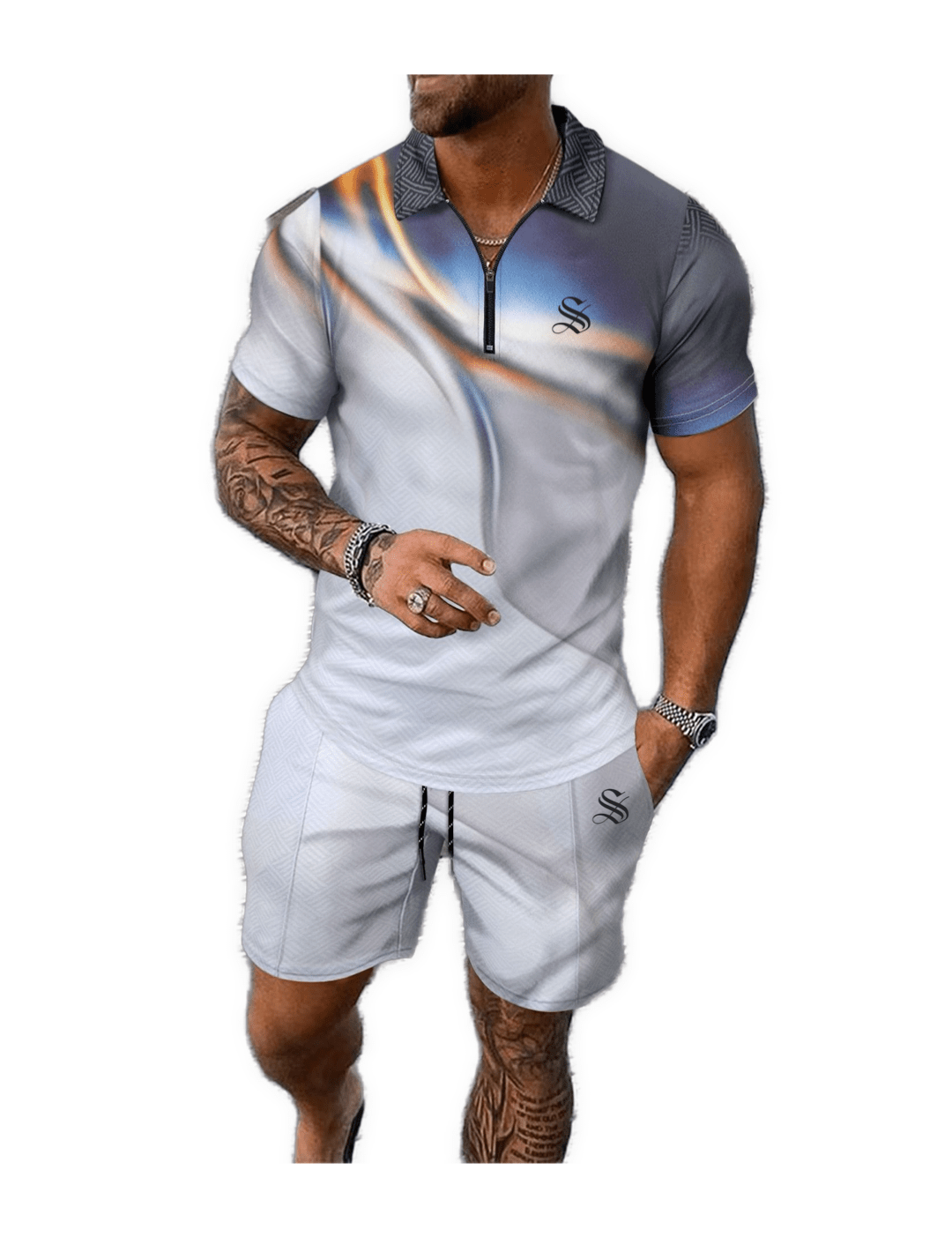 GFT 18 - Top & Shorts for Men - Sarman Fashion - Wholesale Clothing Fashion Brand for Men from Canada