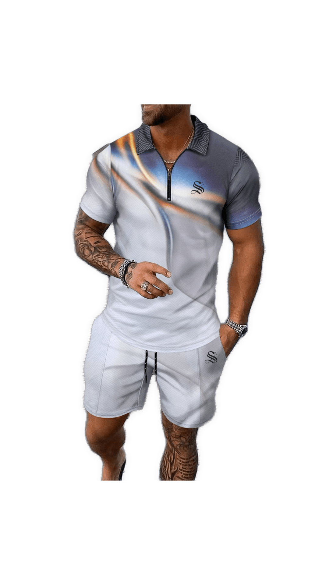 GFT 18 - Top & Shorts for Men - Sarman Fashion - Wholesale Clothing Fashion Brand for Men from Canada
