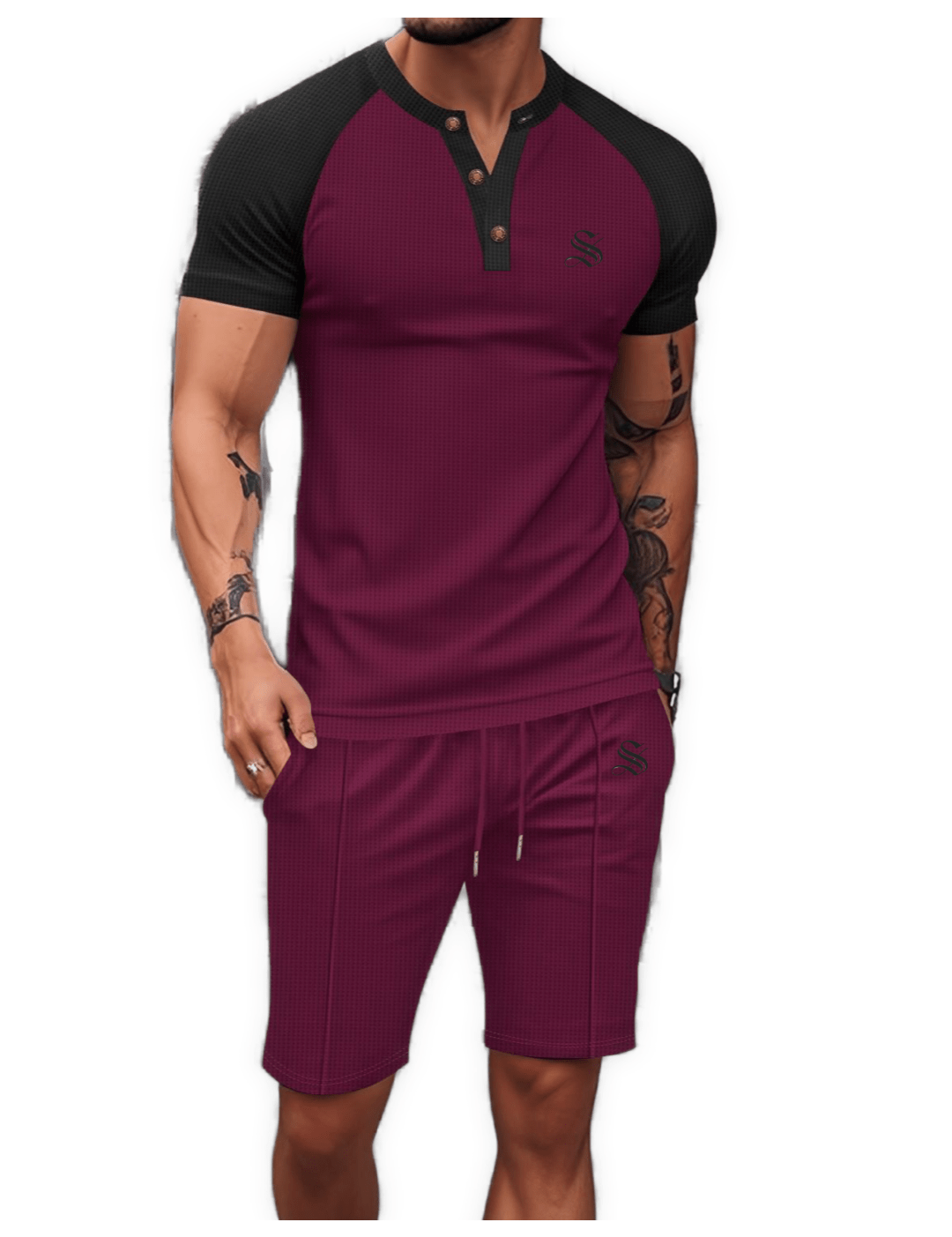 GFT 2 - Top & Shorts for Men - Sarman Fashion - Wholesale Clothing Fashion Brand for Men from Canada