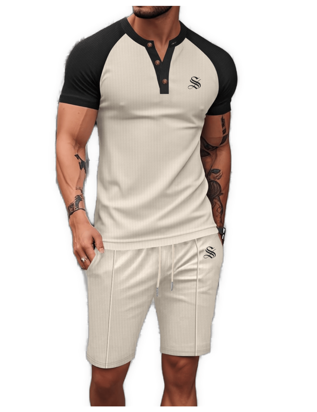 GFT 2 - Top & Shorts for Men - Sarman Fashion - Wholesale Clothing Fashion Brand for Men from Canada