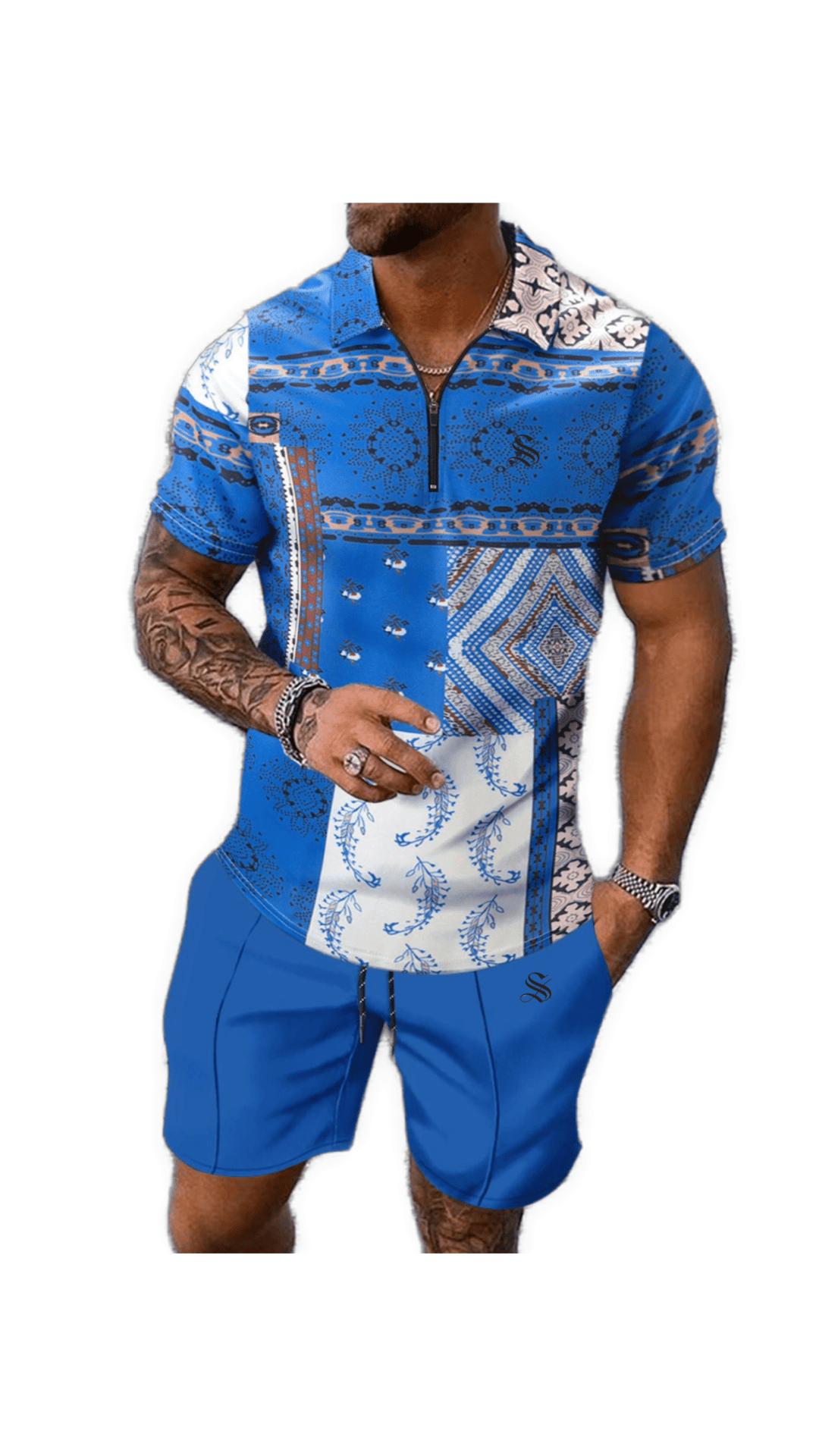 GFT 3 - Top & Shorts for Men - Sarman Fashion - Wholesale Clothing Fashion Brand for Men from Canada