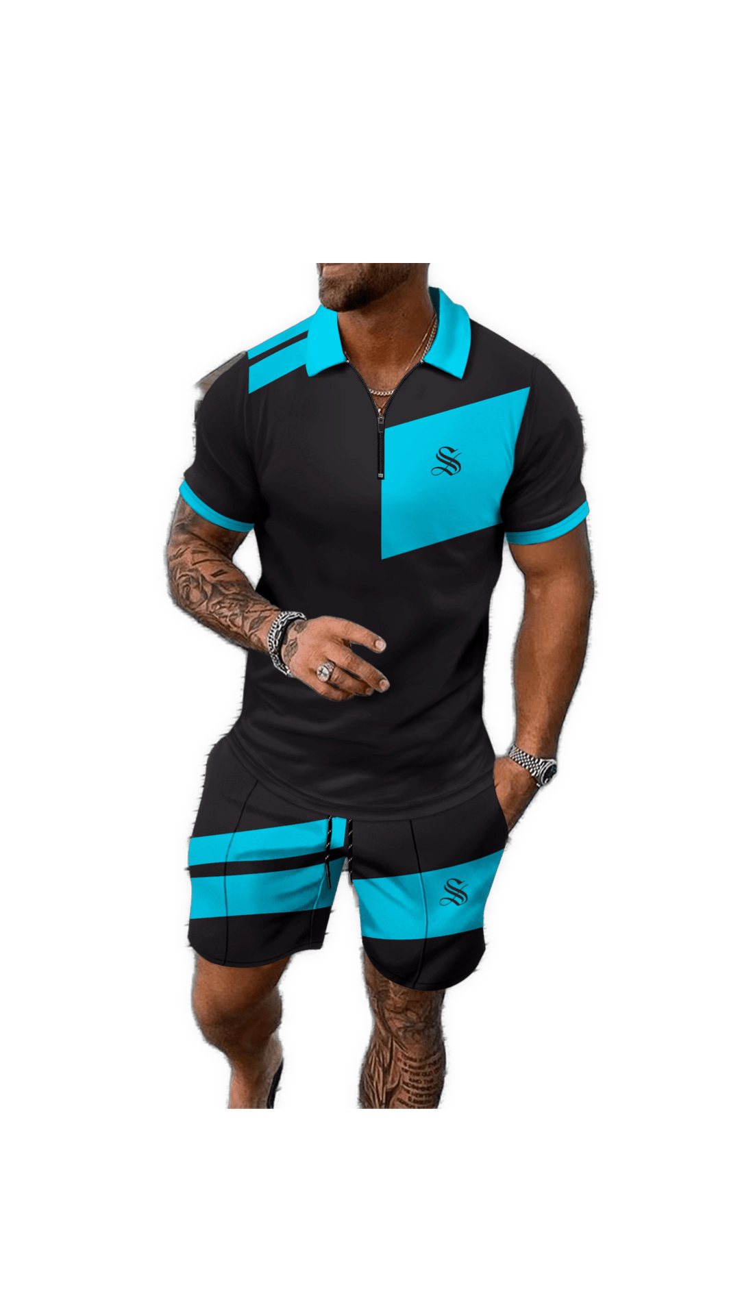 GFT 4 - Top & Shorts for Men - Sarman Fashion - Wholesale Clothing Fashion Brand for Men from Canada