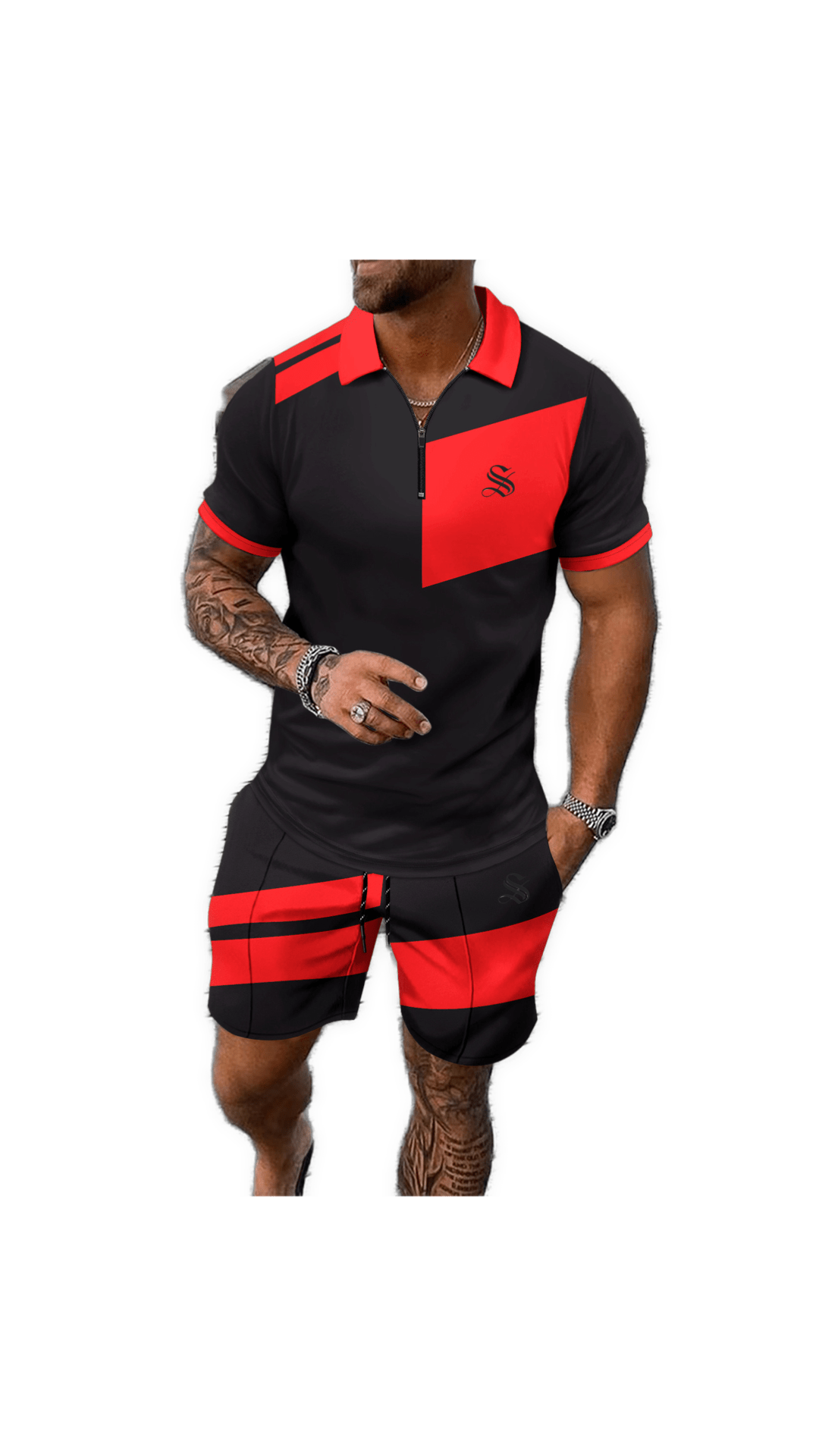 GFT 4 - Top & Shorts for Men - Sarman Fashion - Wholesale Clothing Fashion Brand for Men from Canada