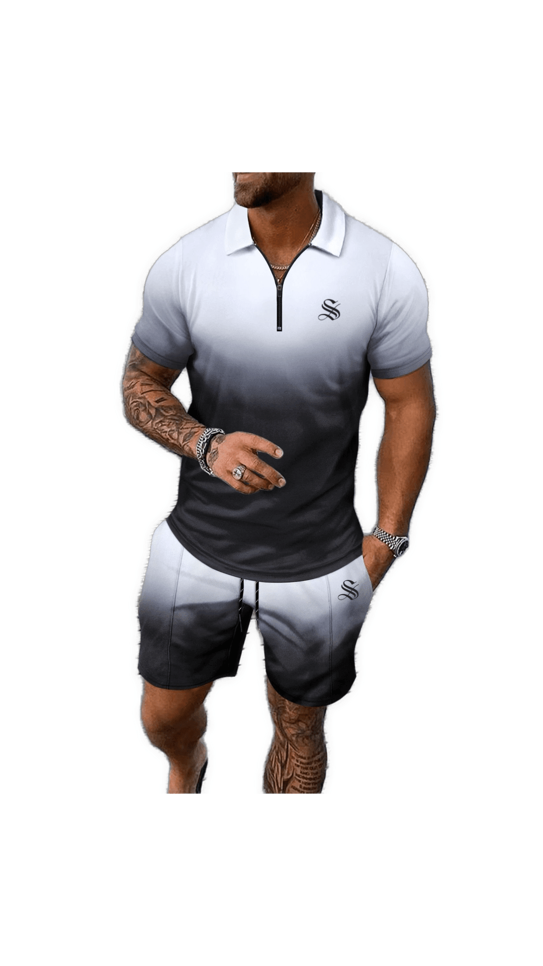 GFT 6E - Top & Shorts for Men - Sarman Fashion - Wholesale Clothing Fashion Brand for Men from Canada
