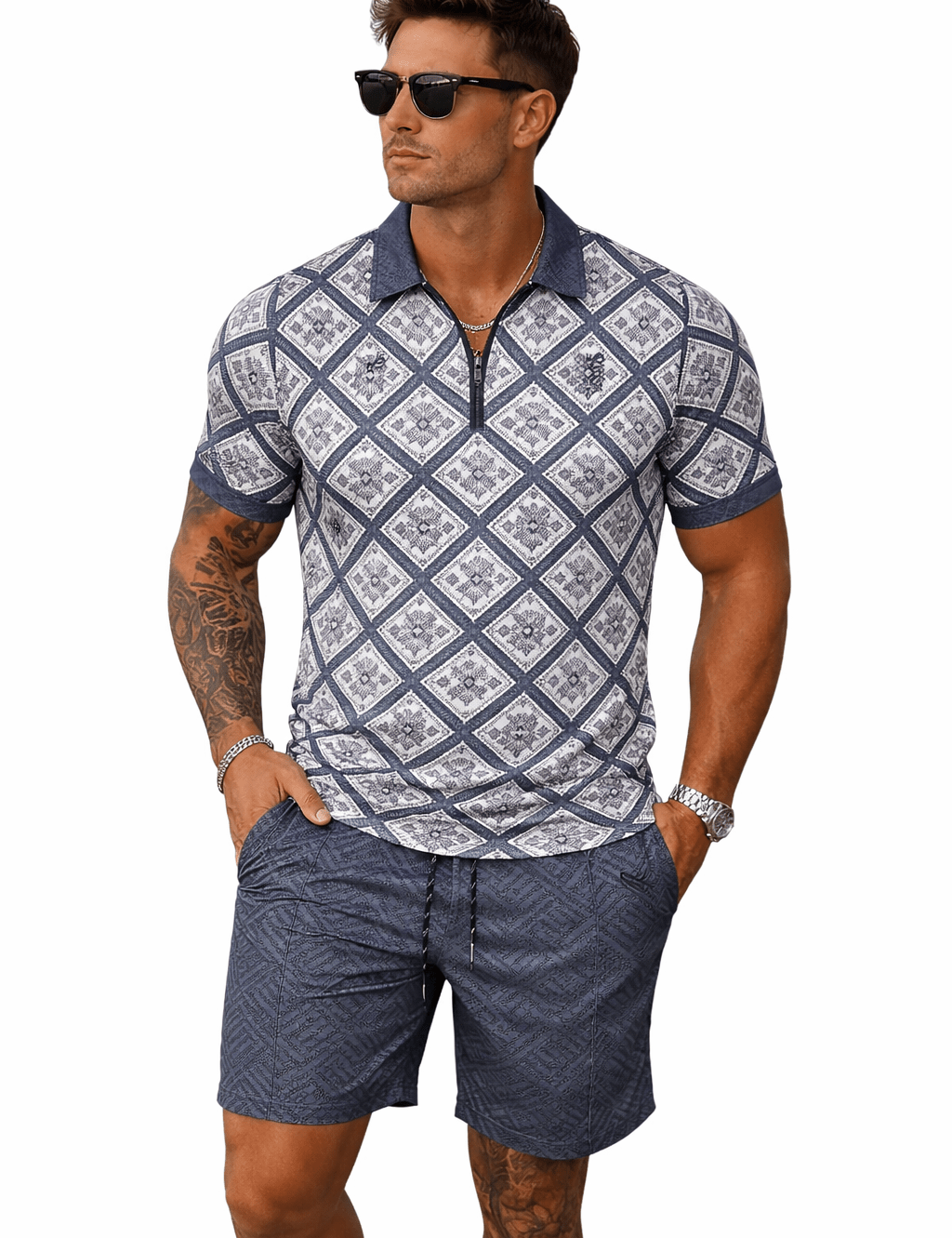 GFT 7 - Top & Shorts for Men - Sarman Fashion - Wholesale Clothing Fashion Brand for Men from Canada