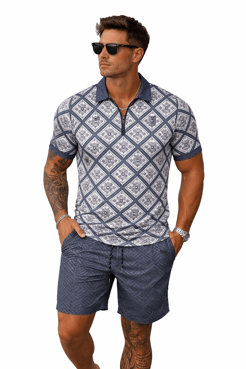 GFT 7 - Top & Shorts for Men - Sarman Fashion - Wholesale Clothing Fashion Brand for Men from Canada