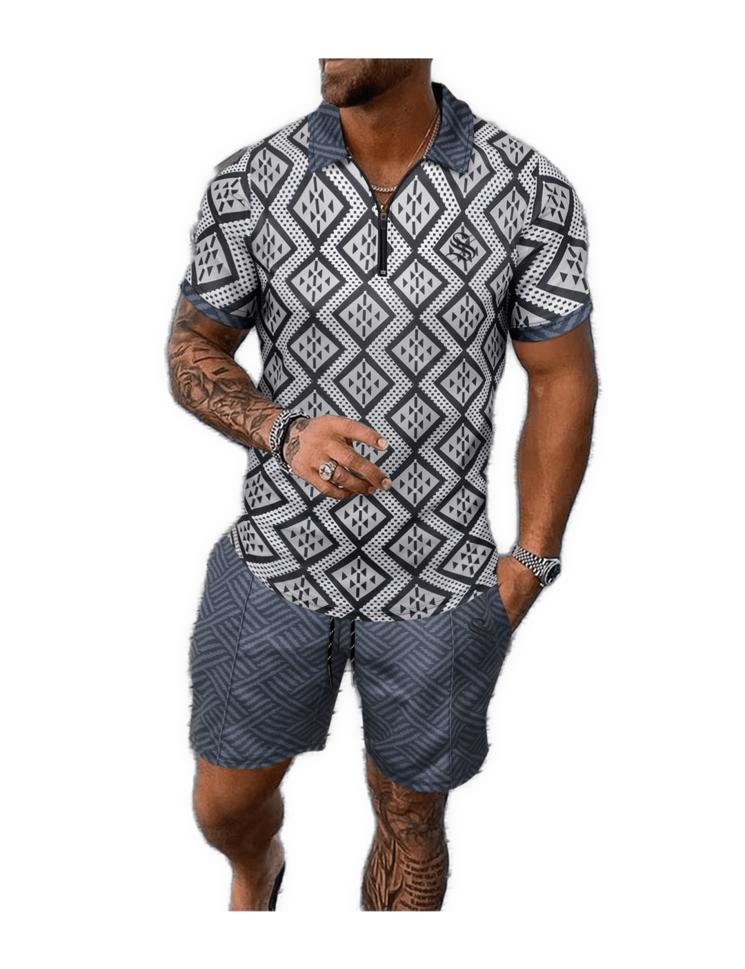 GFT 7 - Top & Shorts for Men - Sarman Fashion - Wholesale Clothing Fashion Brand for Men from Canada