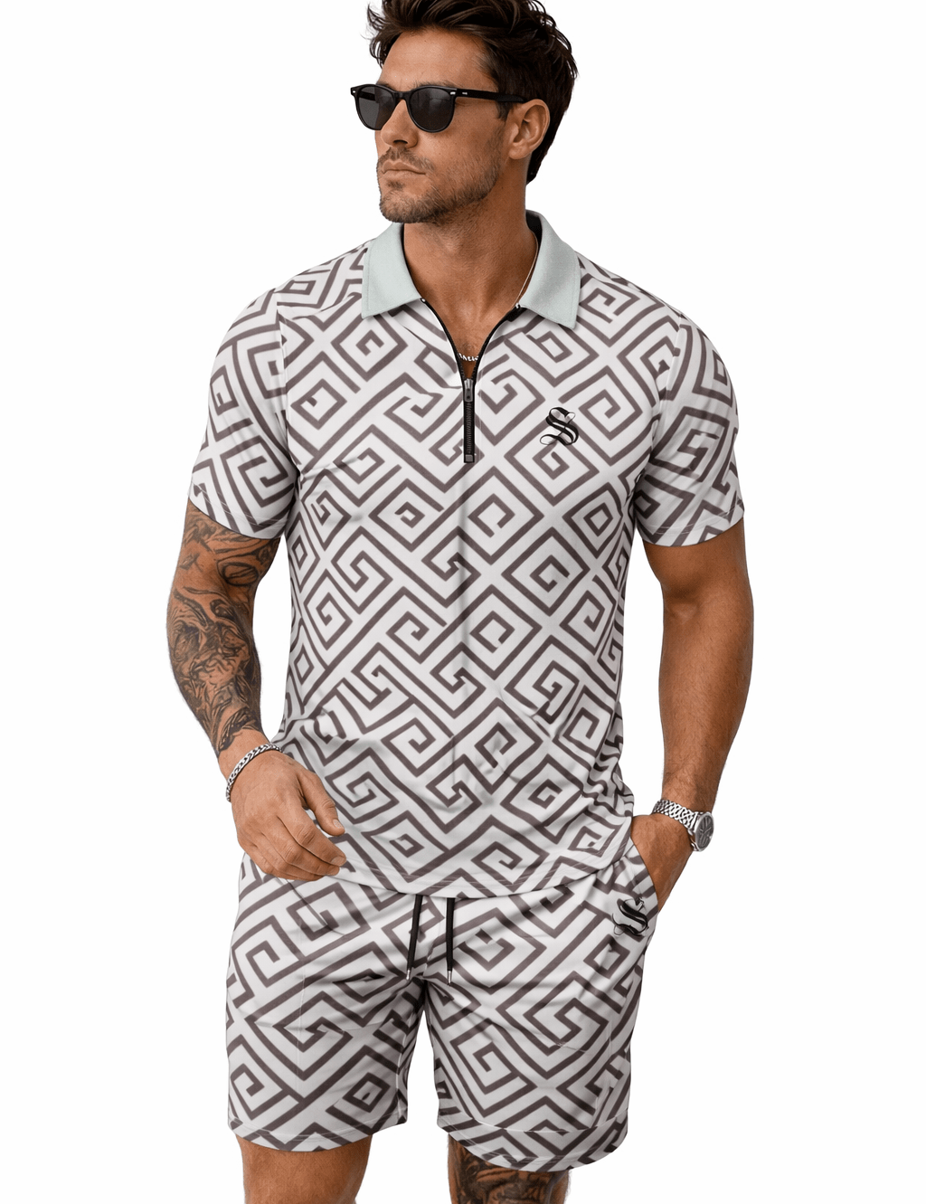 GFT 8 - Top & Shorts for Men - Sarman Fashion - Wholesale Clothing Fashion Brand for Men from Canada
