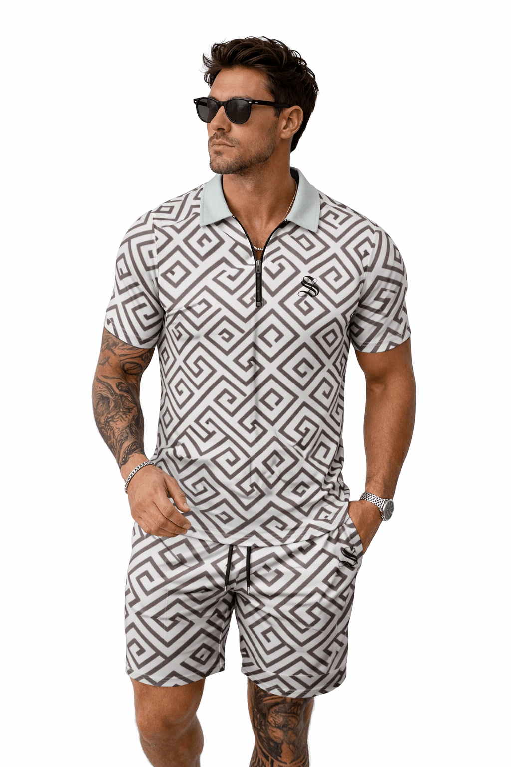 GFT 8 - Top & Shorts for Men - Sarman Fashion - Wholesale Clothing Fashion Brand for Men from Canada