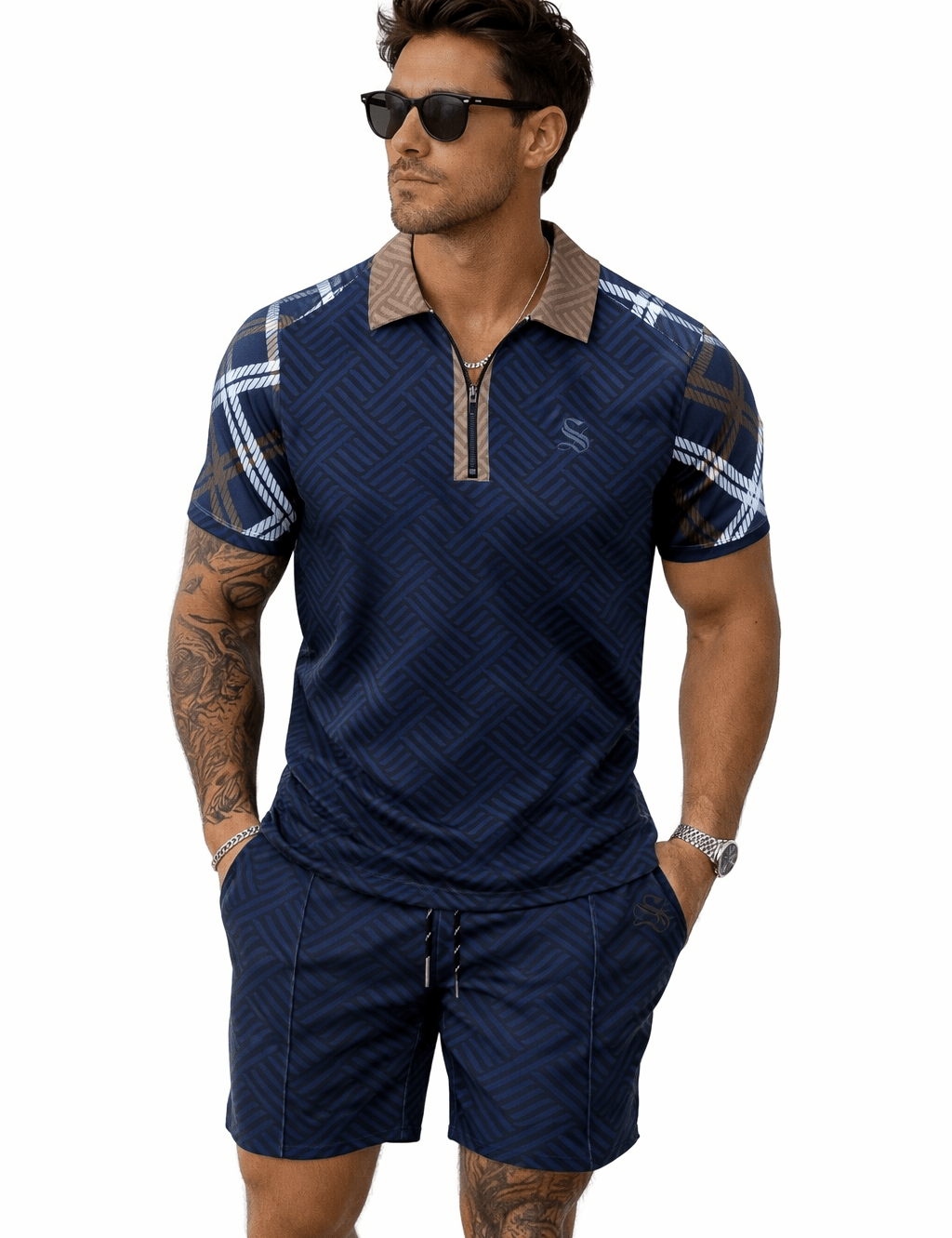 GFT 9 - Top & Shorts for Men - Sarman Fashion - Wholesale Clothing Fashion Brand for Men from Canada