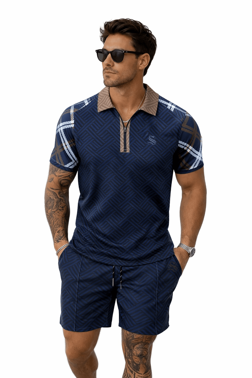 GFT 9 - Top & Shorts for Men - Sarman Fashion - Wholesale Clothing Fashion Brand for Men from Canada