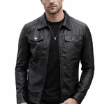 Ghost Rider - Black Jacket for Men - Sarman Fashion - Wholesale Clothing Fashion Brand for Men from Canada
