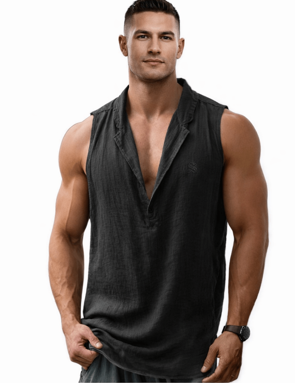 GMoon - Tank Top for Men - Sarman Fashion - Wholesale Clothing Fashion Brand for Men from Canada