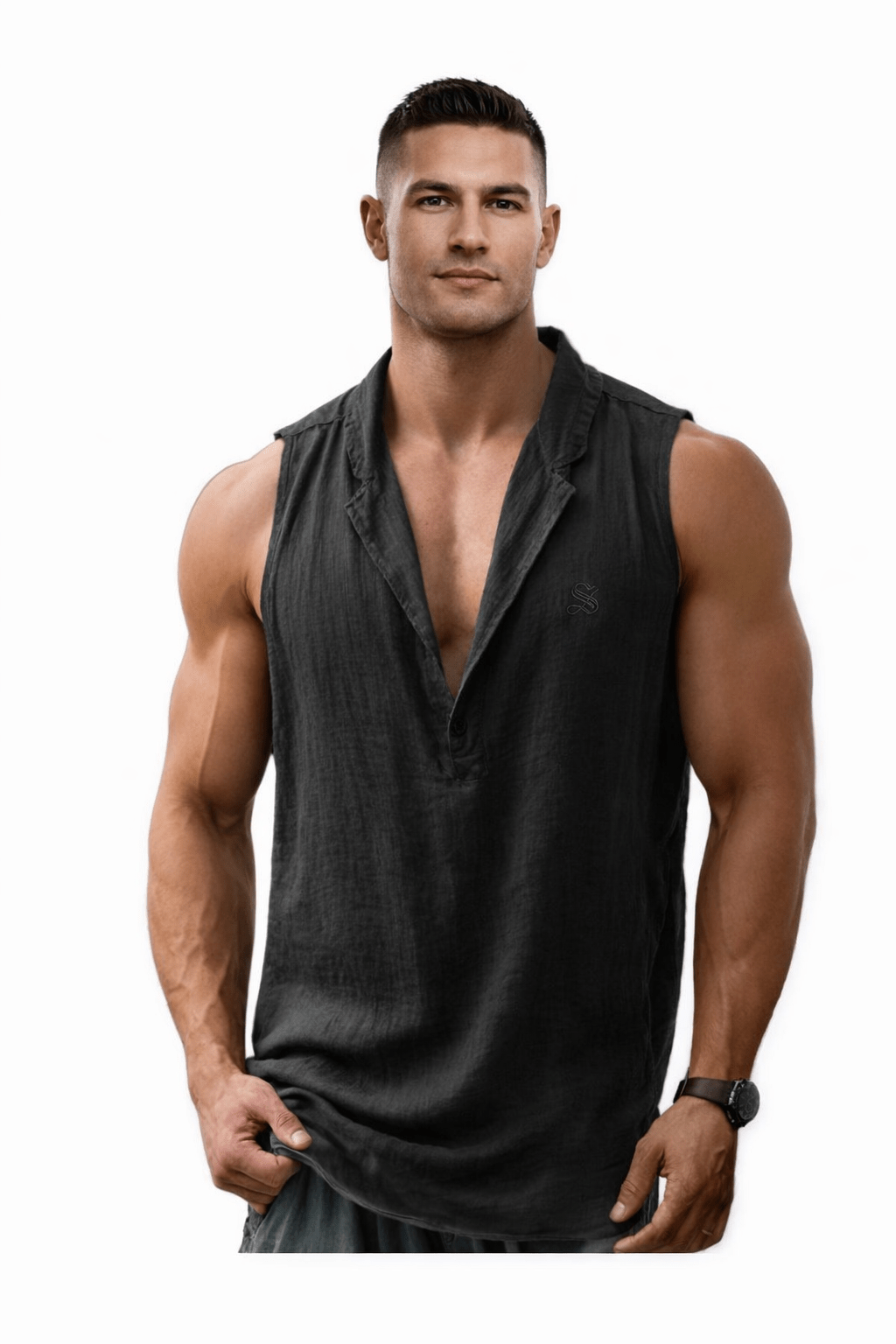 GMoon - Tank Top for Men - Sarman Fashion - Wholesale Clothing Fashion Brand for Men from Canada