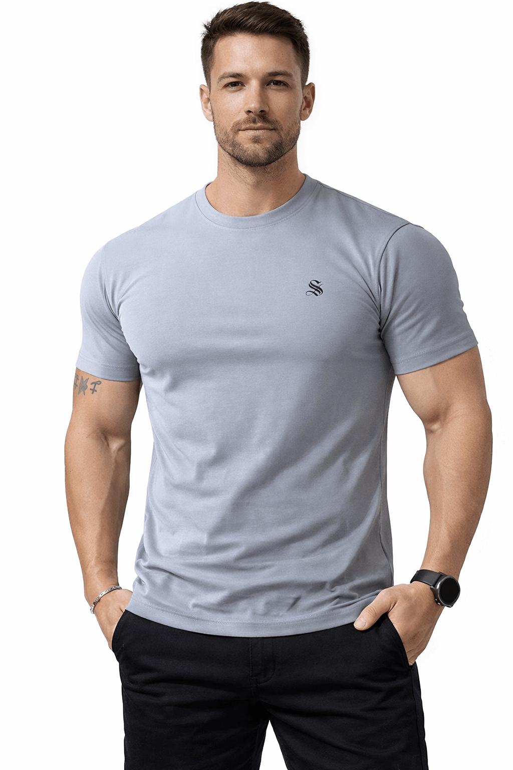 Godge - T-Shirt for Men - Sarman Fashion - Wholesale Clothing Fashion Brand for Men from Canada