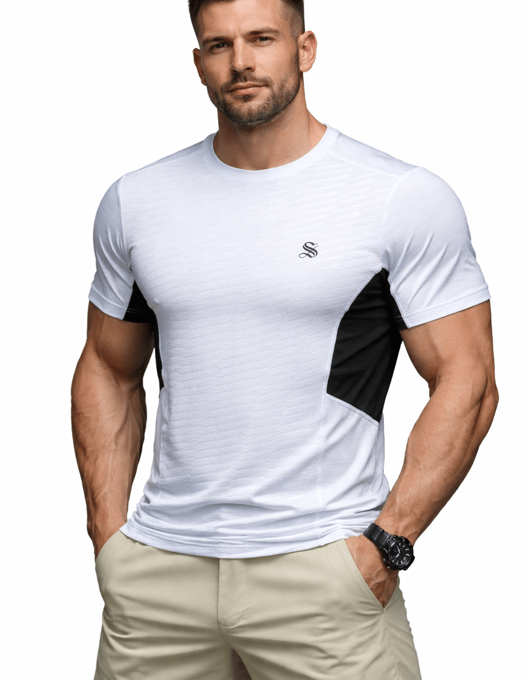 GymWork - T-shirt for Men - Sarman Fashion - Wholesale Clothing Fashion Brand for Men from Canada