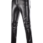 Habaha 2 - Black Pu - Leather Pant’s for Men - Sarman Fashion - Wholesale Clothing Fashion Brand for Men from Canada