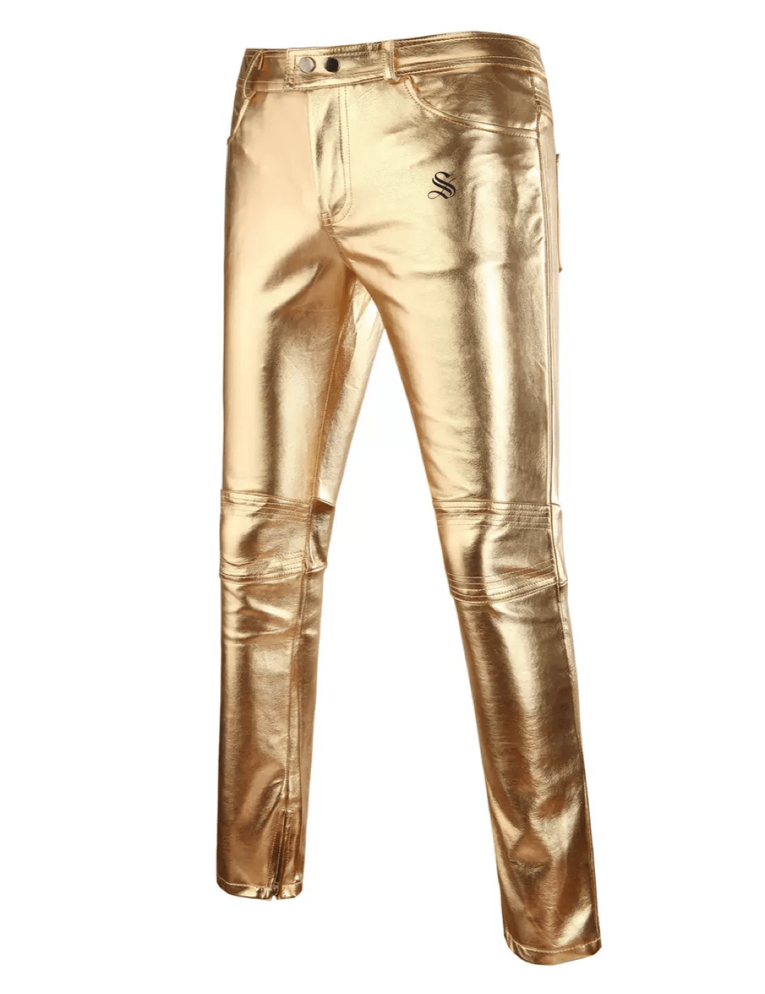 Habaha 2 - Black Pu - Leather Pant’s for Men - Sarman Fashion - Wholesale Clothing Fashion Brand for Men from Canada