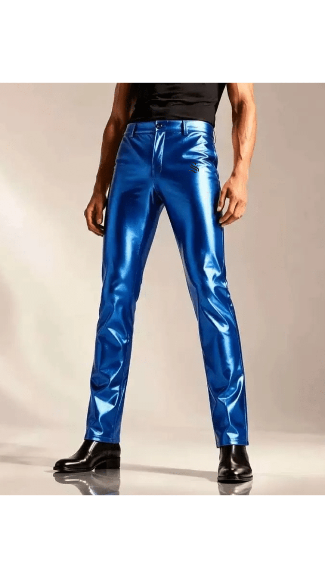 Habaha 232 - Pu-Leather Pant’s for Men - Sarman Fashion - Wholesale Clothing Fashion Brand for Men from Canada