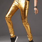 Habaha - Black Pu - Leather Pant’s for Men - Sarman Fashion - Wholesale Clothing Fashion Brand for Men from Canada