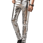 Habaha - Black Pu - Leather Pant’s for Men - Sarman Fashion - Wholesale Clothing Fashion Brand for Men from Canada