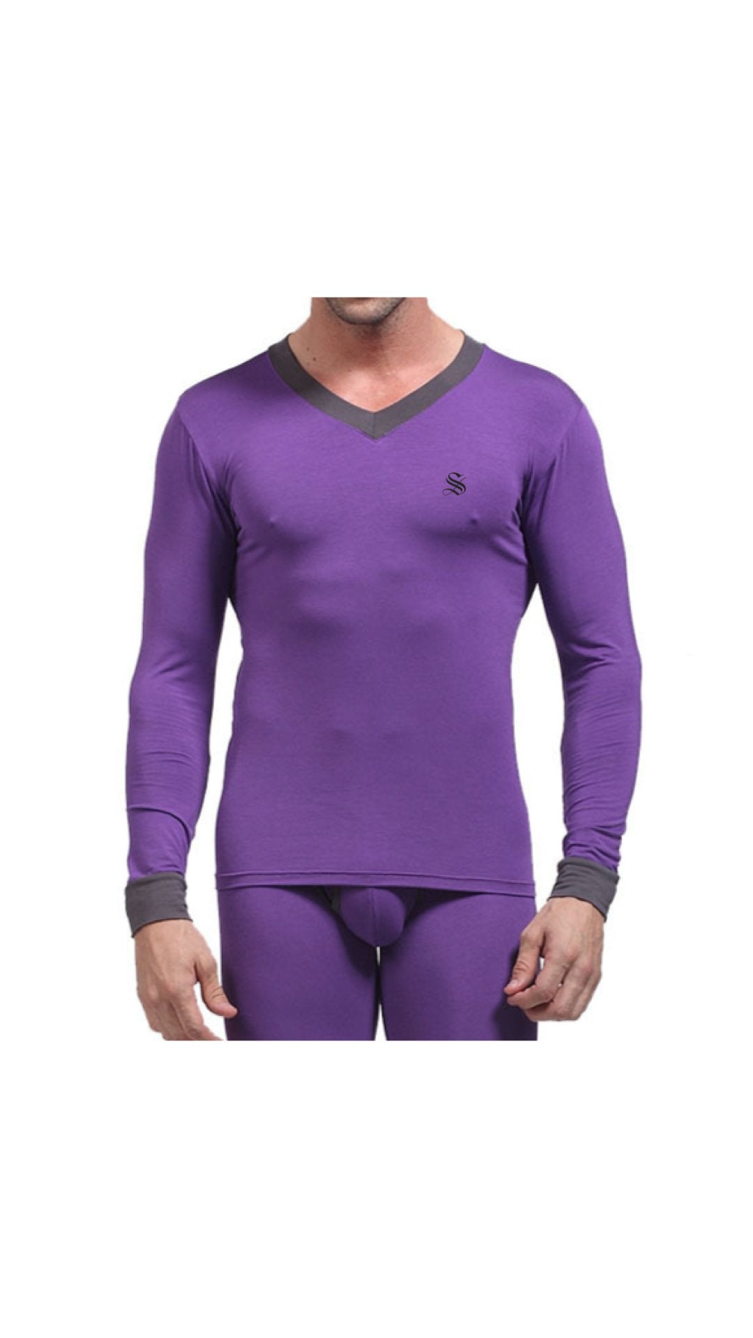Hajpa - Long V - Neck Shirt for Men - Sarman Fashion - Wholesale Clothing Fashion Brand for Men from Canada