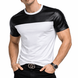 Half and Half - T-shirt for Men - Sarman Fashion - Wholesale Clothing Fashion Brand for Men from Canada