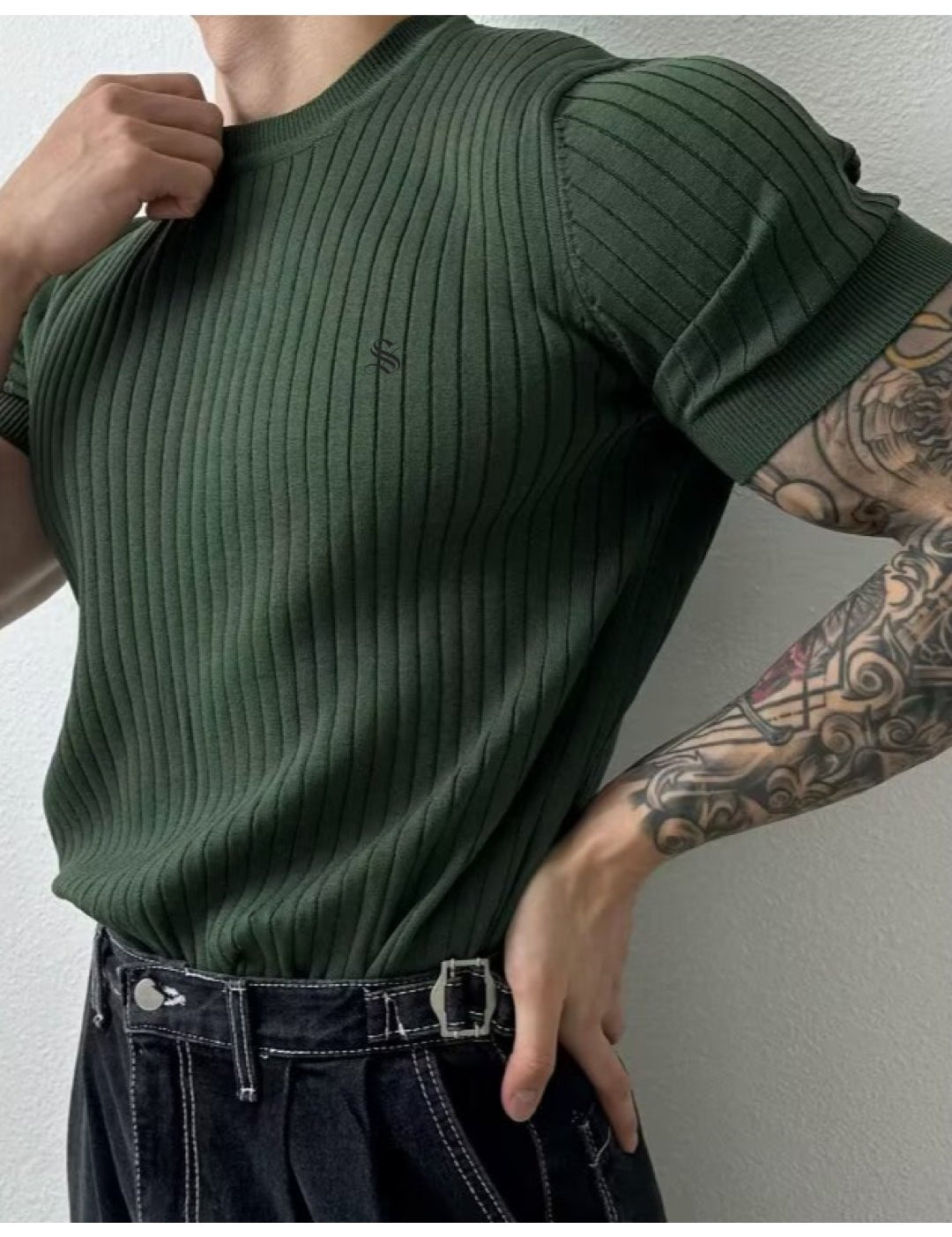 Half Base 4 - Men’s t-shirt - Sarman Fashion - Wholesale Clothing Fashion Brand for Men from Canada
