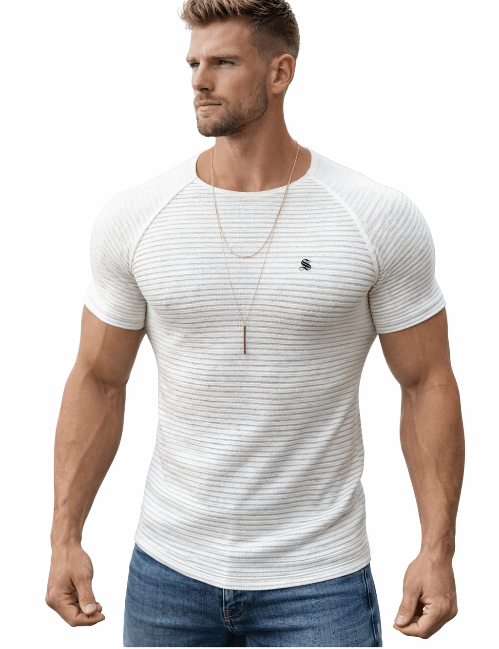 Half Base 444 - Men’s t-shirt - Sarman Fashion - Wholesale Clothing Fashion Brand for Men from Canada