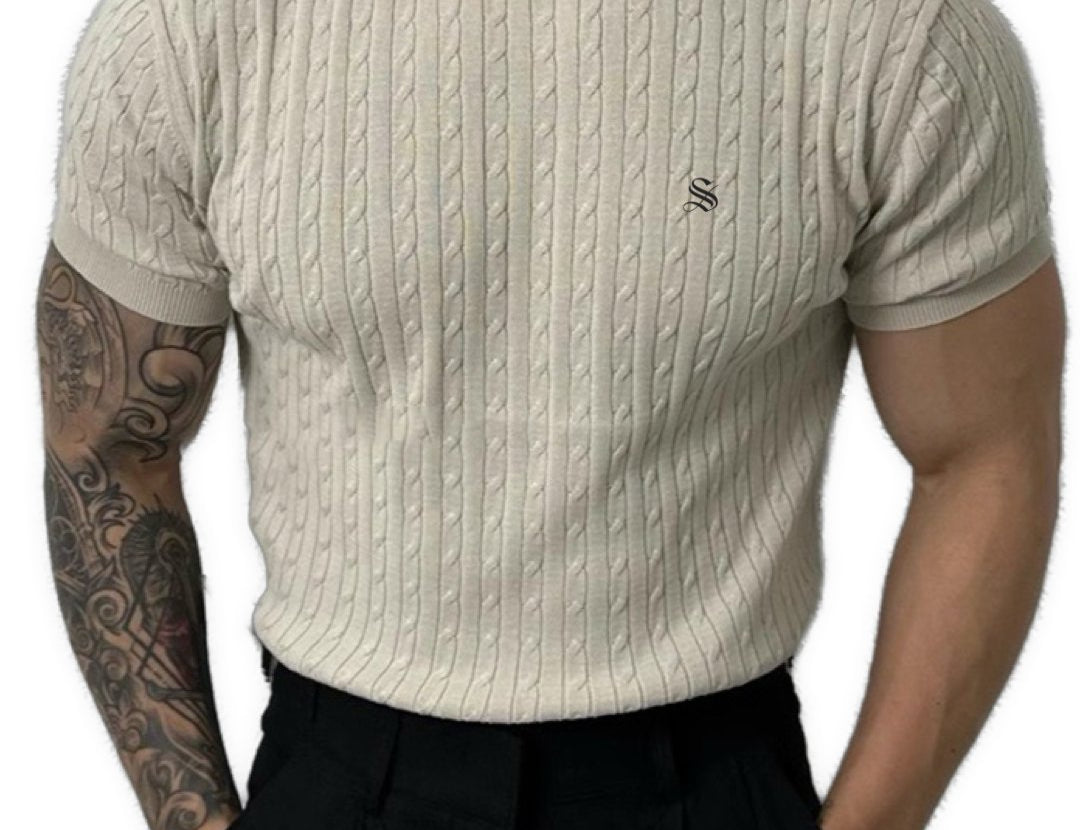 Half Base 5 - Men’s t-shirt - Sarman Fashion - Wholesale Clothing Fashion Brand for Men from Canada