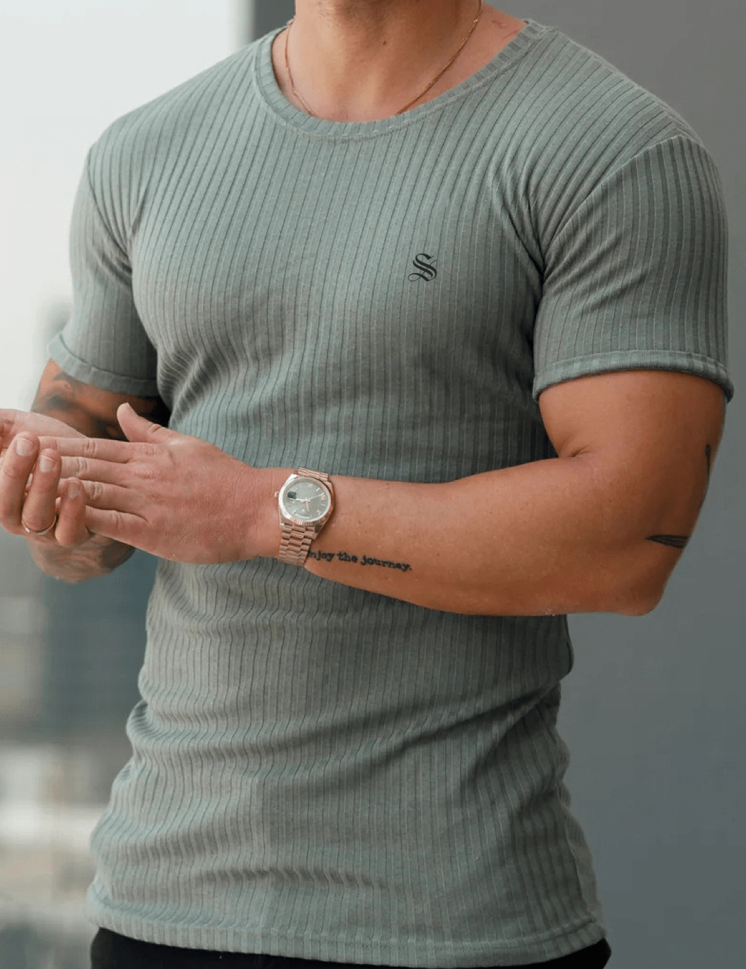 Half Base 51 - Men’s t-shirt - Sarman Fashion - Wholesale Clothing Fashion Brand for Men from Canada