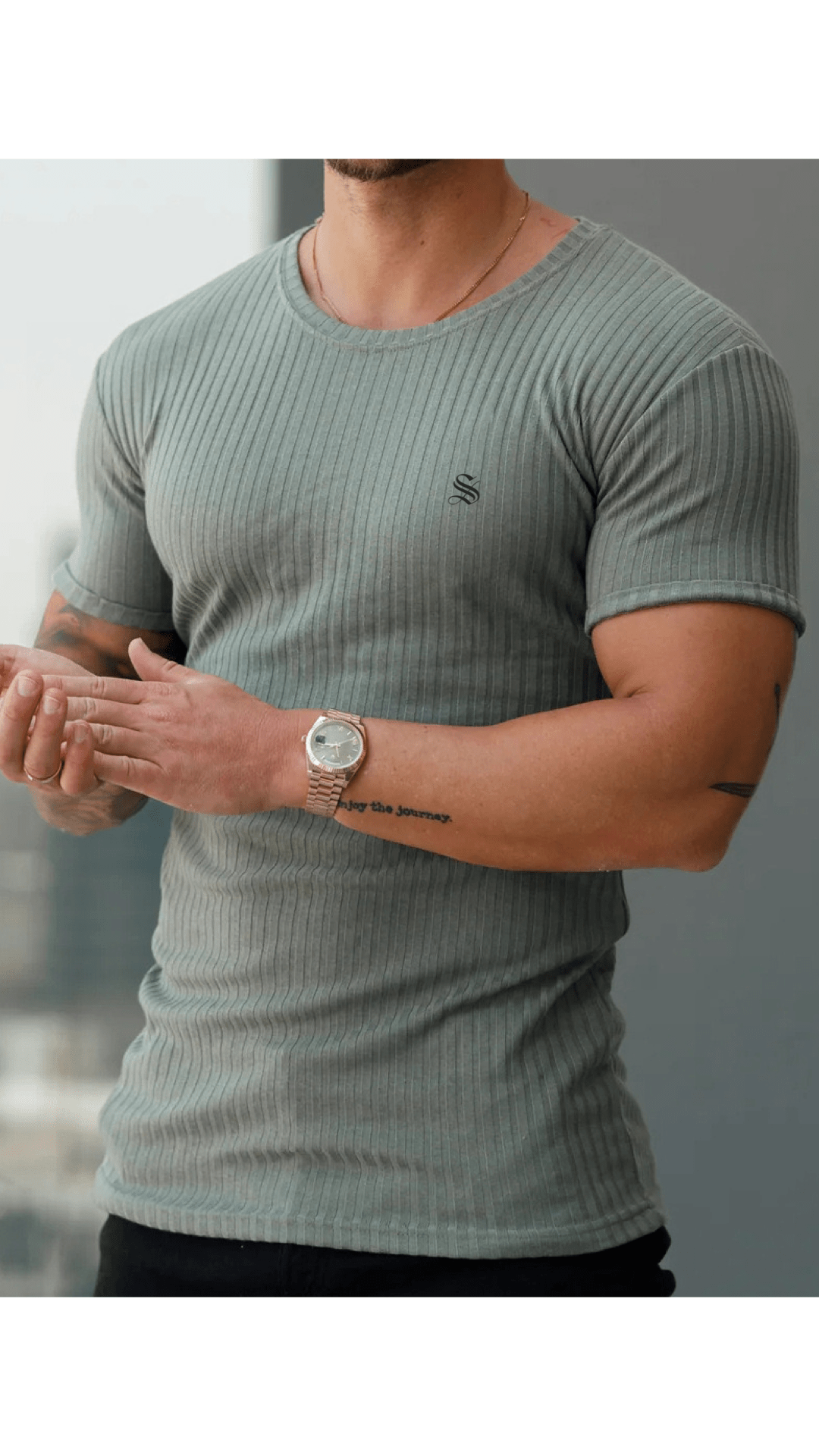 Half Base 51 - Men’s t-shirt - Sarman Fashion - Wholesale Clothing Fashion Brand for Men from Canada