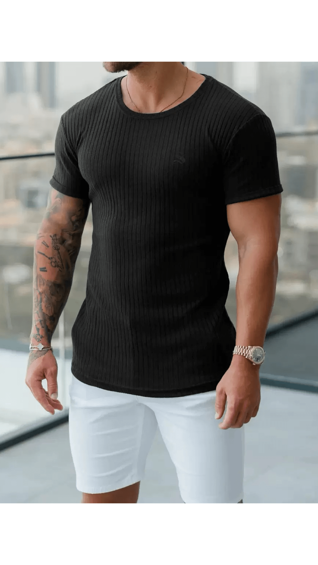 Half Base 51 - Men’s t-shirt - Sarman Fashion - Wholesale Clothing Fashion Brand for Men from Canada