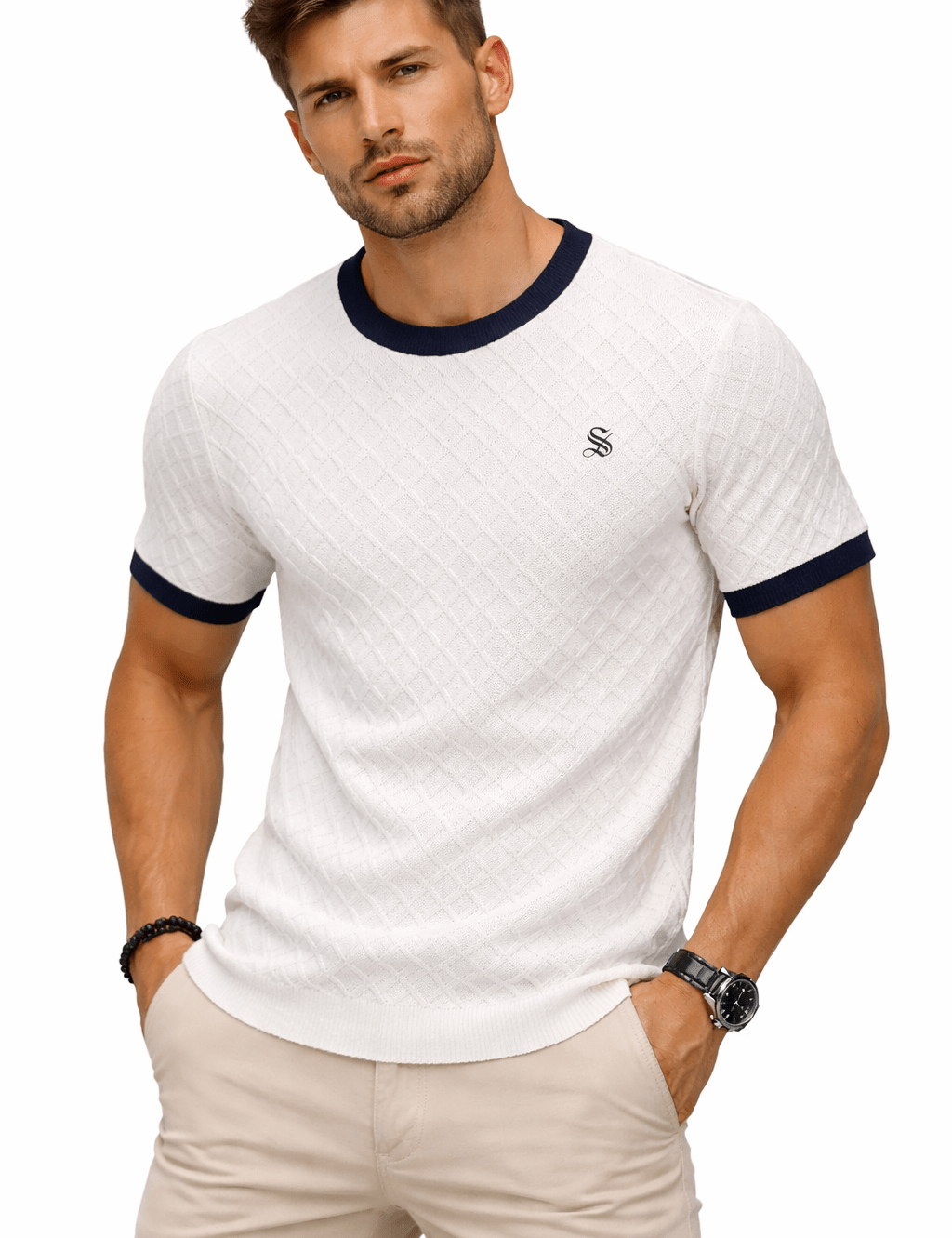 Half Base 52 - Men’s t-shirt - Sarman Fashion - Wholesale Clothing Fashion Brand for Men from Canada